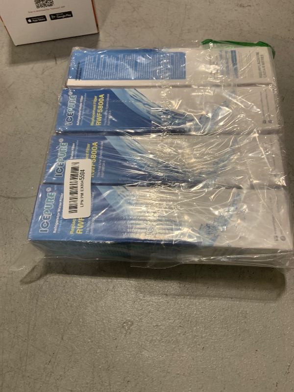Photo 1 of ICEPURE RWF5800A Refrigerator Water Filter Replacement for Frigidaire EPTWFU01, Pure Source Ultra II, Ultra 2, EPTWFUO1, EWF02, 4PACK
