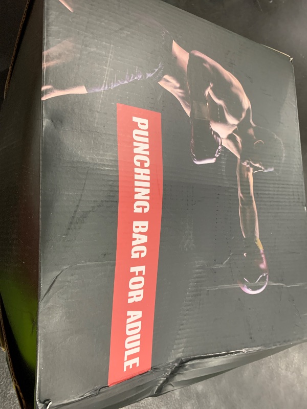 Photo 1 of Heavy Punching Bag with Stand Adults Teens,70" Freestanding Boxing Bags Kicking Bag Heavy Bag with Boxing Gloves and Electric Air Pump, Kickboxing Training Equipment Bags Thai Fitness Karate