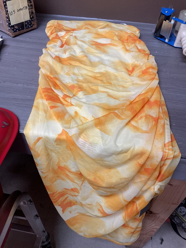 Photo 1 of Summer Yellow Orange Sunset Gradient Tube Strapless Sleeveless Flowy Mesh Ruched Dress for summer beach gala debut birthday bridesmaid guest casual formal event birthday wedding ball party debut graduation ceremony