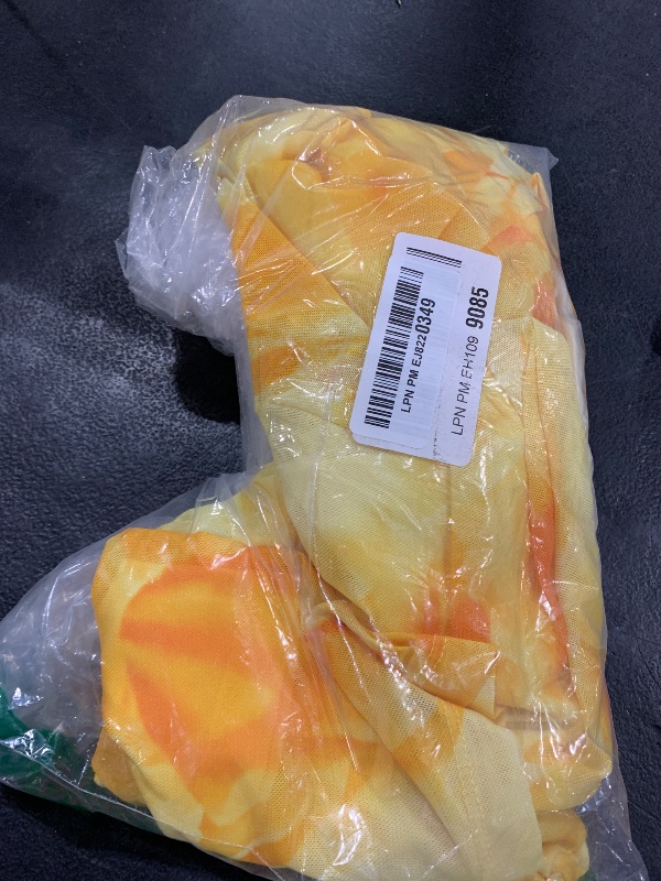 Photo 1 of Summer Yellow Orange Sunset Gradient Tube Strapless Sleeveless Flowy Mesh Ruched Dress for summer beach gala debut birthday bridesmaid guest casual formal event birthday wedding ball party debut graduation ceremony