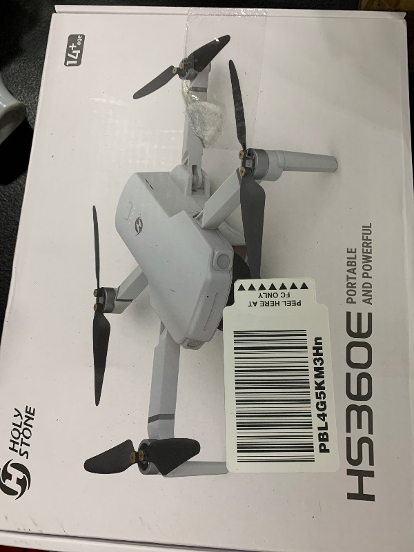 Photo 1 of Holy Stone HS360E GPS EIS Drones with Camera for Adults 4K, 249g FAA Compliant Lightweight Foldable FPV RC Quadcopter Drone with 1200W Sensor, 20000ft Range, Auto Return, Follow Me, Upgraded HS360S