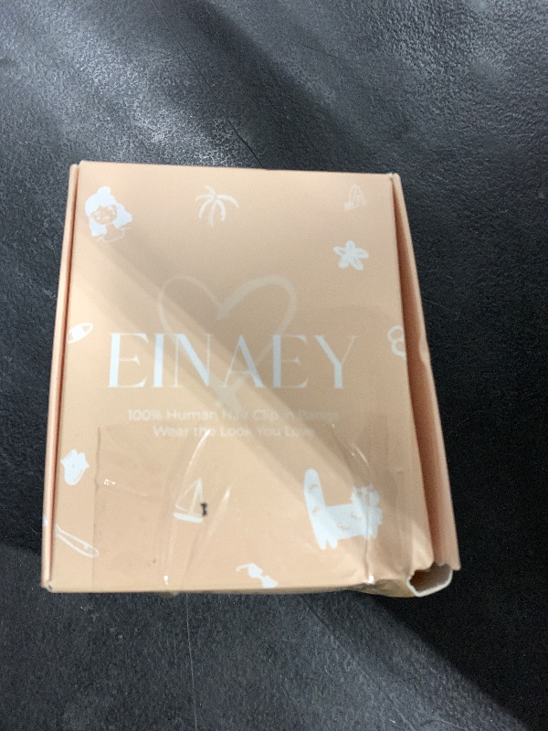 Photo 1 of EINAEY Clip in Bangs, 100% Real Human Hair Medium Brown Fake Bangs Clip in Hair Extensions French Bangs Fringe with Temples Hairpieces for Women Curved Curtain Bangs for Daily Wear