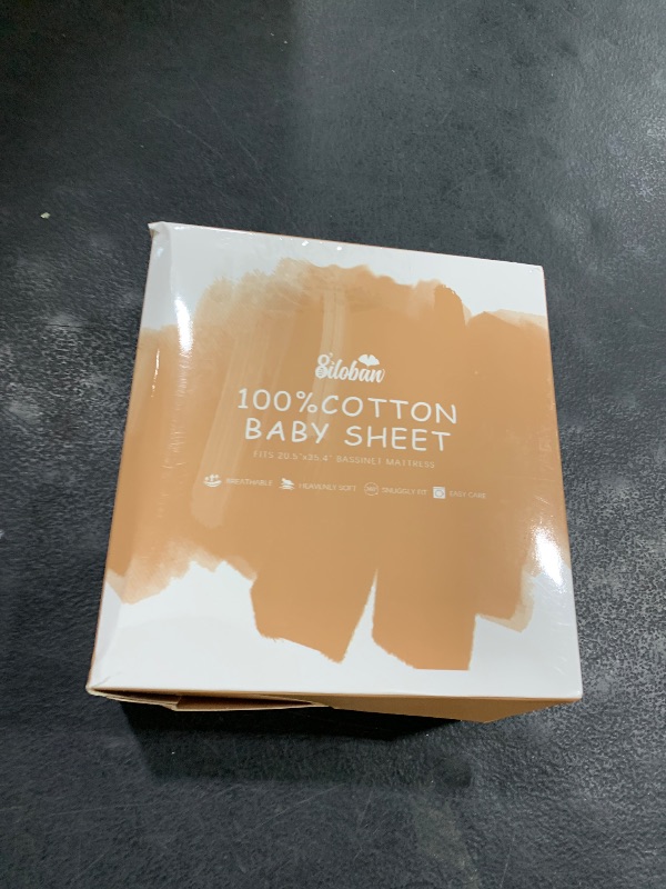 Photo 1 of 100% Cotton Bassinet Sheets Compatible with Ezebaby, INFANS and Evolur Stellar Bassinet and Bedside Sleeper, 2 Pack, Ultra Soft Bassinet Sheet for Baby, White