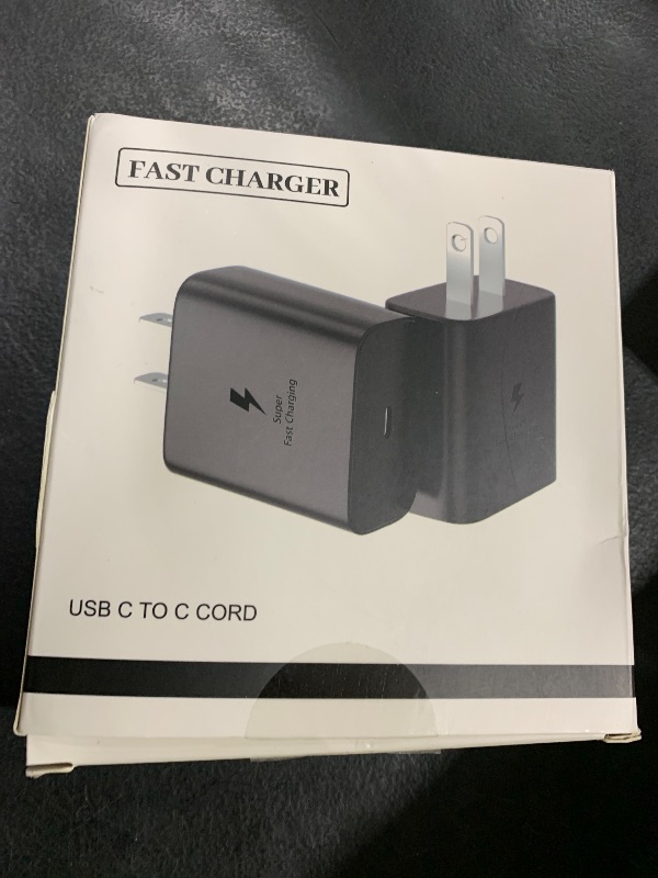 Photo 1 of 2025 New 45W Super Fast Charger Type C USB C Android Charger with C to C 6FT Long Type C Fast Charging Cable 2Pack for Samsung Galaxy S25/S25+/S25 Ultra/S24/S24+/S24 Ultra/S23/S23+/S23 Ultra/S22/S21