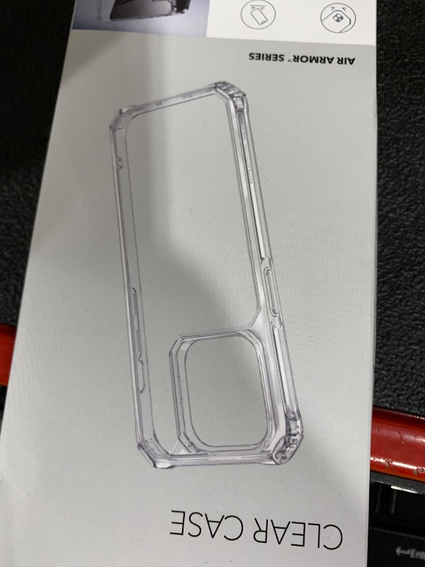 Photo 1 of ESR for iPhone 15 Pro Case, Military-Grade Protection, Shockproof Air Guard Corners, Yellowing-Resistant Acrylic Back, Phone Cover for iPhone 15 Pro, Air Armor Series, Clear