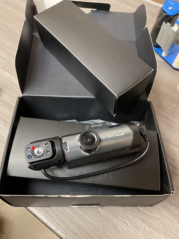 Photo 1 of Shkalacar Auto Dash Cam Car Video Recorder, Car Camera Recorder Night Viewing Motion Detection DVR 170 Degree Wide Angle Car Camcorder Multi-Language Dual Lens