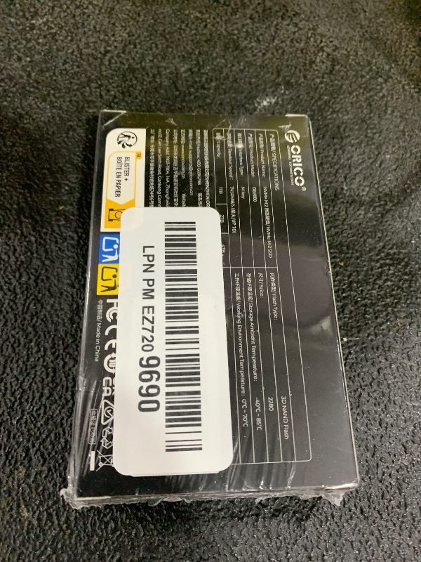 Photo 1 of ORICO OG7000 4TB PCIe Gen4 NVMe SSD, Up to 7400MB/s, 8-Channel Controller, Graphene Thermal Solution, Ideal for 4K Video Editing, 3D Rendering, Content Creation, Compatible with PS5 and PC