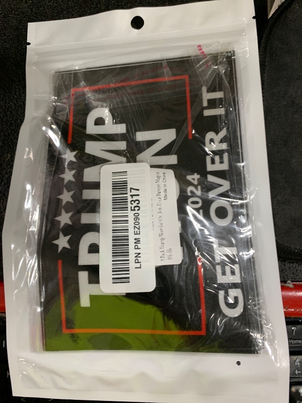 Photo 1 of 2 Pack Trump Won Get Over It 2024 47 US President Election Car Magnet Auto Truck Fridge Magnetic Stickers Decal Bumper Magnet