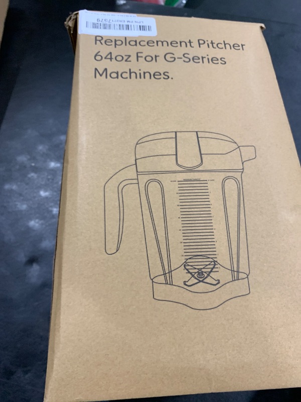 Photo 1 of For Vitamix Blender Pitcher 64oz Low-Profile, Replacement Pitcher for Vitamix 750 5300 5200 5000 7500 6300 Vm0102 Vm0103 Vm0197 E310 G/Classic C/Explorian/Commercial series etc