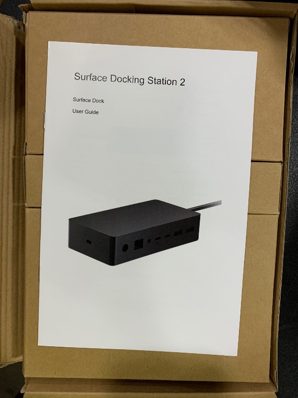 Photo 1 of Surface Dock 2,Surface Docking Station 2 with 199W Power Supply,Type-C 4K Display Port*2,USBA*2/Type C*2 Data Transmission,1G Ethernet,Audio Compatible with Surface Laptop,Go,Pro 11/10,Book 3/2