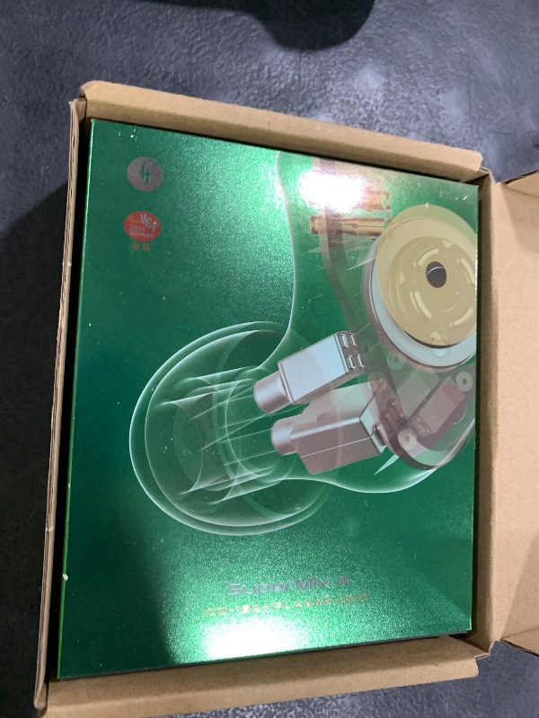 Photo 1 of Linsoul SIMGOT SuperMix 4 1DD+1BA+1Planar+1PZT Hybrid Drivers Earphones, HiFi in Ear Monitor IEM, Wired Gaming Earbuds with OFC Silver-Plated Cable for Musician Audiophile
