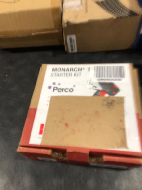 Photo 1 of Perco Monarch 1131 Labeler Starter Kit: Includes Price Gun, 10,000 Fluorescent Red Labels, and Preloaded Inker