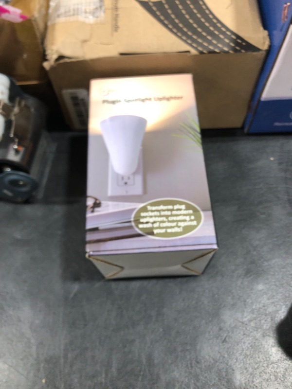 Photo 1 of AURAGLOW Plugin GU10 Spotlight Uplighter Wall Sconce Wash Light Plug Socket Outlet Uplight Lamp - NO LED Bulb Included