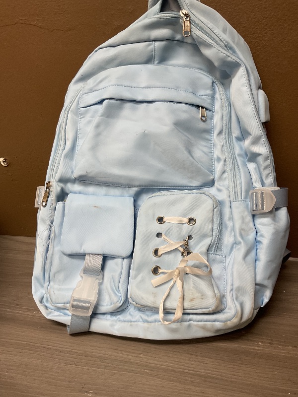 Photo 1 of Scothen Backpacks for Girls, Girls Backpack with Lunch Box & Pencil Pouch for Teens Girl Kids Elementary Middle High School College Student Bookbag Daypack Laptop Travel Backpack for Women (Blue)