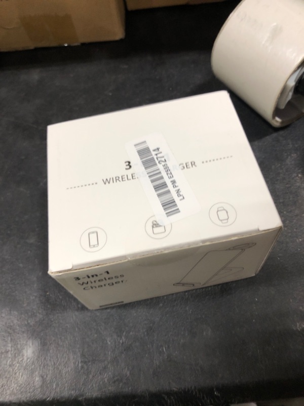 Photo 1 of Wireless Charging Station,3 in 1 Charging Stand Made for Apple Watch Ultra 10 9 8 7 6 SE 5 4 3,Fast Wireless Charger Made for iPhone 16/15/14/13/12/11/X,for AirPods Pro(with Adapter)