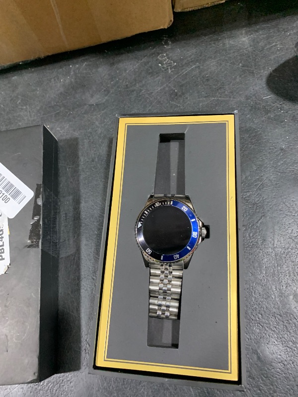 Photo 1 of 2025 DA GPT Smart Watch for Men, Heart Rate, Blood Pressure, Blood Oxygen, Sleep Monitor, 107 Sports Modes, 1.19-inch AMOLED Display, Waterproof Round Watch, Compatible Android and iOS Silver Blue