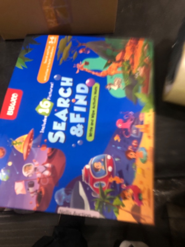 Photo 1 of Search and Find Activity Books for Kids Ages 3-5, Toddler Travel Games Toys for Car Airplane, Road Trip Activities for Kids Games 4-8, Preschool Learning Activities, Educational Seek Birthday Gifts