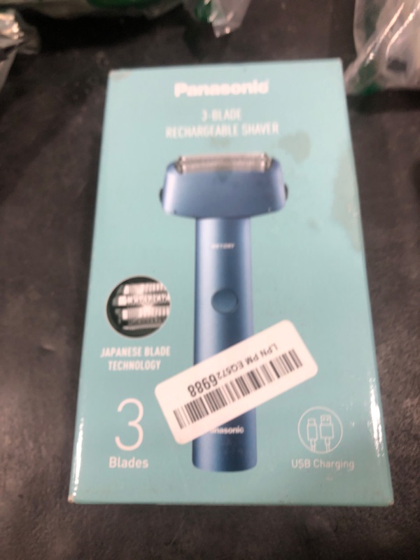 Photo 1 of Panasonic Electric Razor for Men, Wet Dry Shaver with 3-Blade Cutting System, Ergonomic Handle and USB-C Charging- ES-RM3B-A
