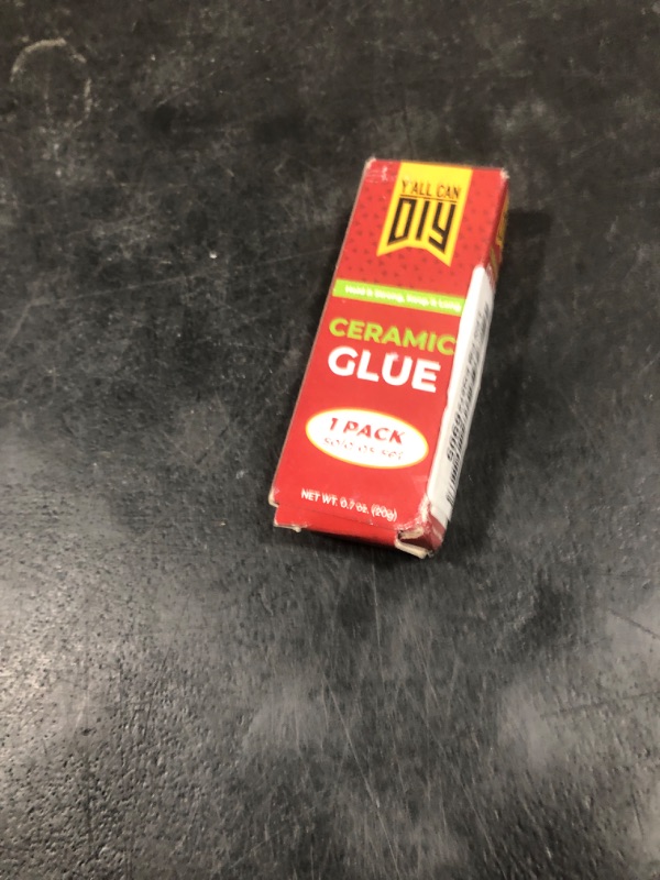 Photo 1 of Y'allCanDiy Waterproof Super Glue for Ceramic - Ceramic Glue Repair for Pottery, No Smell After Cure. Best Cyanoacrylate Based Adhesive for China and Porcelain - Cap Color May Vary (Blue or White)