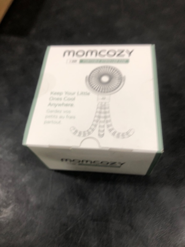 Photo 1 of Momcozy Portable Stroller Fan, 8000mAh, 27H Ultra-long Battery Life, Detachable 4 Speed 360°Rotate, LED Night Light with 2 Modes, USB Rechargeable Handheld Cooling Fan for Travel, Car Seat, Bedroom