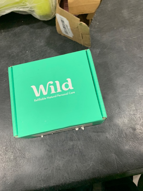 Photo 1 of Wild - Aqua Case with Refill Variety Pack - Refillable Deodorant - Aluminum Free - Includes Fresh Cotton & Sea Salt, Cherry Blossom and Coconut & Vanilla Scents - Vegan
