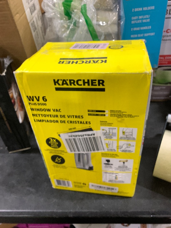 Photo 1 of Kärcher WV 6 Electric Window Vacuum Squeegee 11" - Cleans Showers, Mirrors, Glass, and Countertops - Electric Squeegee