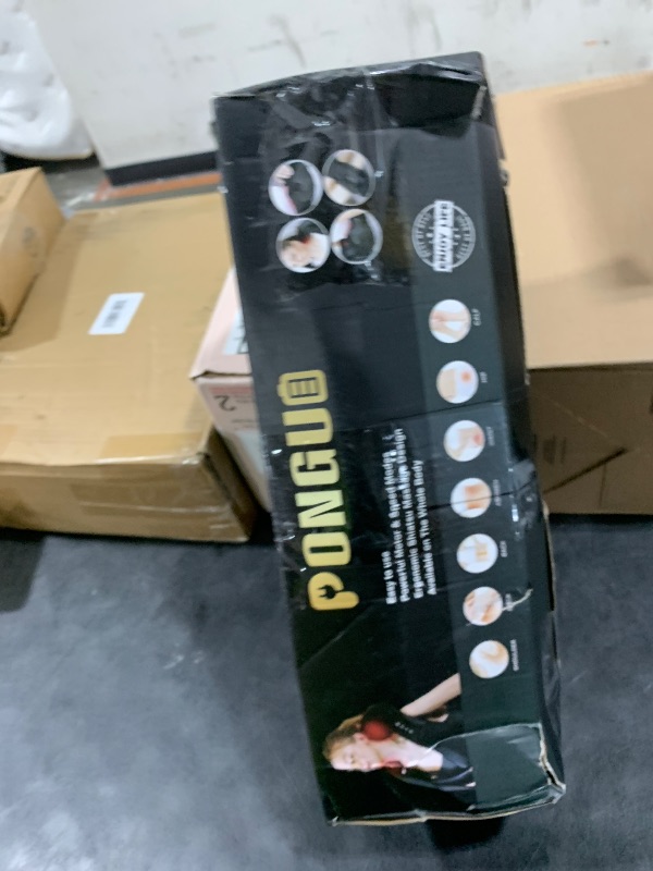 Photo 1 of PONGUI Back and Neck Massager with Heat, Shoulder Massager for Pain Relief Deep Tissue, Shiatsu Neck Massage with 16 Massage Heads for Waist, Legs and Feet, for Home and Car Use