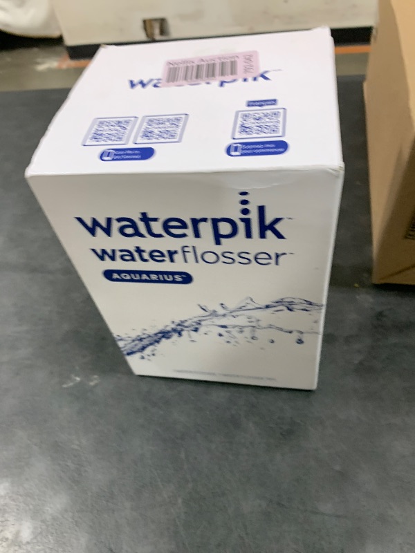 Photo 1 of Waterpik Aquarius Water Flosser For Teeth Cleaning, Gums, Braces, Dental Care, Electric Power With 10 Settings,  Packaging May Vary