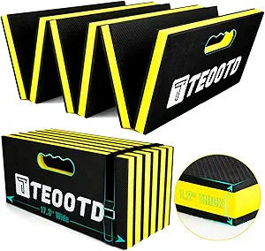 Photo 1 of 1.2" Extra Thick Foldable Kneeling Pad with Handle & Storage Belt, 5 Fold Multi-Use Comfortable EVA Foam Cushion Mat for Workshop Repairing,Gardening,Yardwork,Camping,Fitness,47.3x17.3x1.2