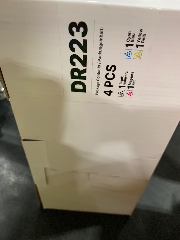 Photo 1 of DR223CL Compatible Drum Unit Replacement for Brother DR223CL DR-223CL DR223 compatible with Brother MFC-L3770CDW MFC-L3750CDW HL-L3270CDW HL-L3290CDW HL-L3230CDW (Black, Cyan, Magenta, Yellow, 4 Pack)