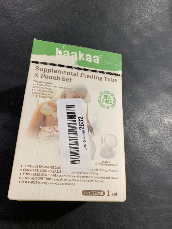 Photo 1 of haakaa Supplemental Feeding Tube & Pouch Set,Baby Supplemental Nursing System,SNS Breastfeeding System,Food Grade Silicone