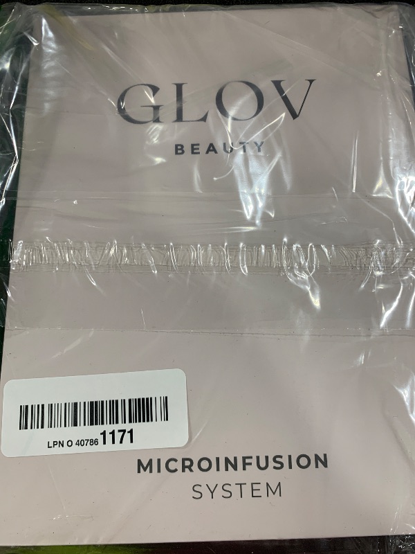 Photo 1 of Glov Beauty Micro Infusion System - 0.25mm 24k Gold Cosmetic Facial Stamp with Hyaluronic Acid & Peptide Serum Ampoules - At-Home Hydrating & Plumping Glow Kit for Face & Lips