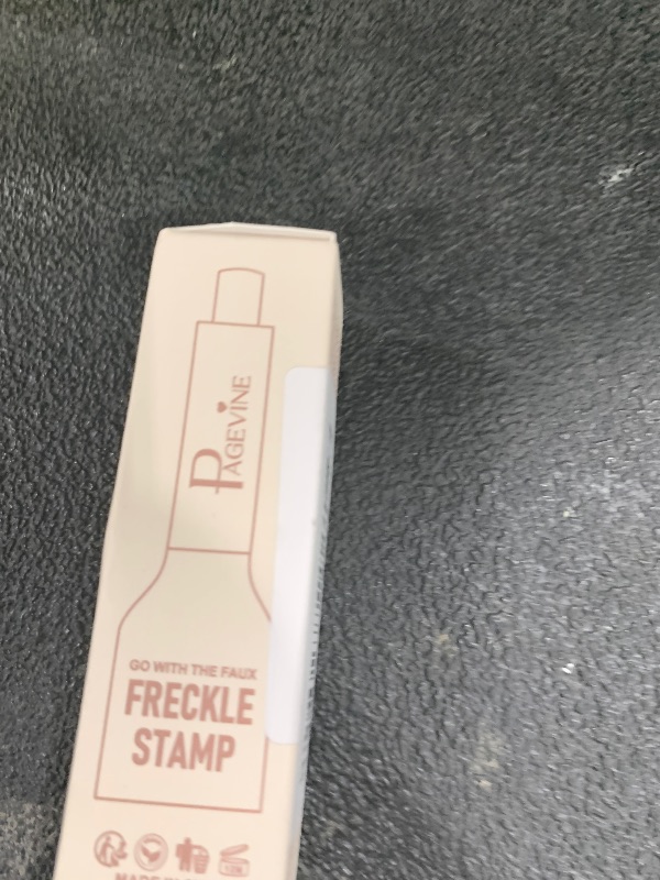 Photo 1 of Faux Freckle Stamp Pen, Upgrade Liquid Fake Freckles Makeup Tool, Quick Dry Faux Freckle Stamp Cushion, Long Lasting & Waterproof Lifelike Freckles Stamp Marker for Natural Sunkissed Makeup, 01 Light