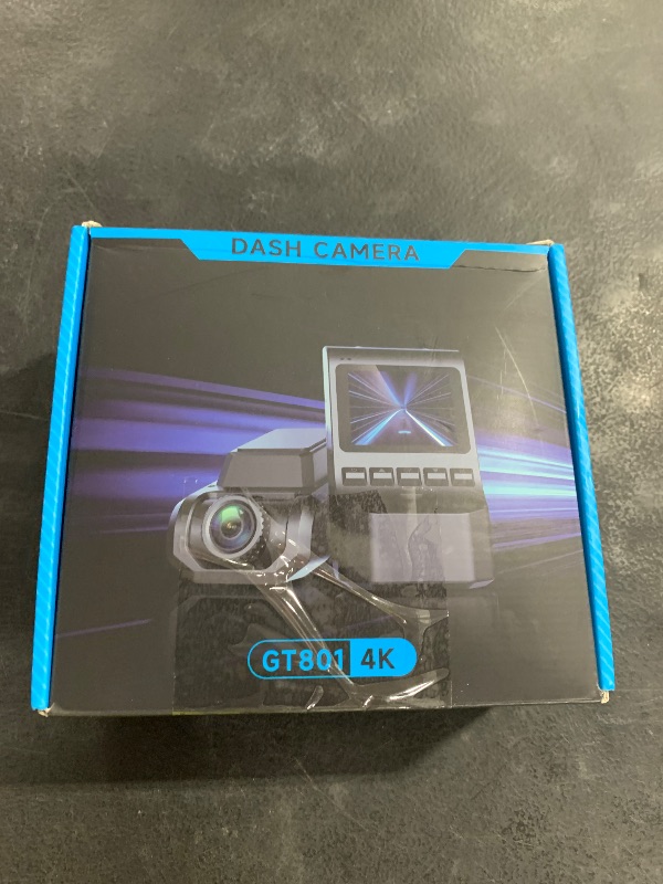 Photo 1 of Ecomoment Dash Cam Front and Rear, 4K Ultra HD+1080P Dash Camera for Cars, Built-in Wi-Fi GPS, Included 32GB Card, 2.0'' IPS Screen Mini Car Camera, App, Night Vision, 170°Wide Angle, 24H Parking Mode