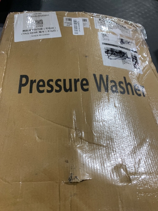 Photo 1 of Electric Pressure Washer 4800PSI-Max 3.2GPM Power Washer Wash Machine Electric Powered with Foam Cannon for Car, Floor, Garage,Blue.