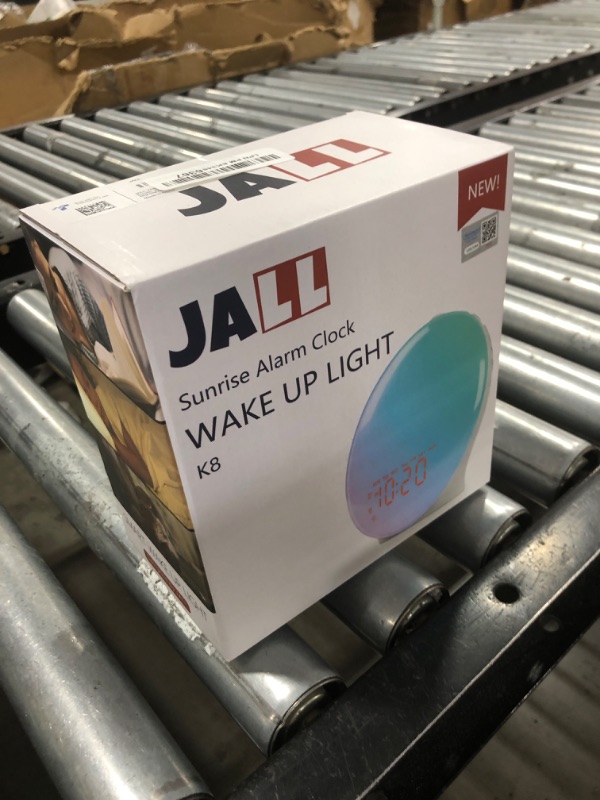Photo 1 of Wake Up Light Sunrise Alarm Clock for Bedroom, 17 Nightlights, Sound Machine with 5W Bluetooth Speaker, 25 Soothing Sounds, SleepTimer, Dual Alarms, FM Radio, Ideal Gift for Baby, Kids, Adults, Senior