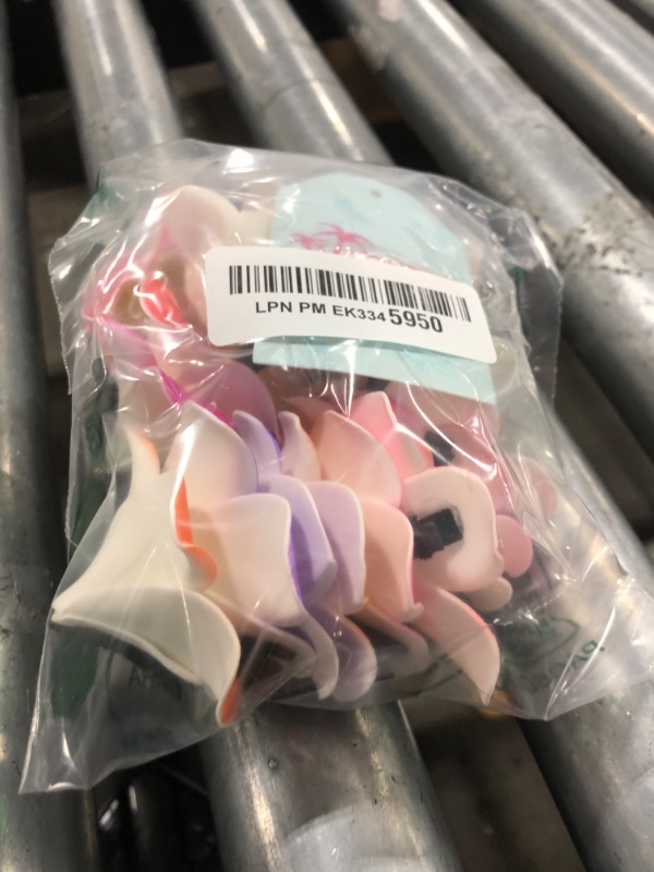 Photo 1 of 24 Pack Hawaiian Flower Hair Clips, 2.5 Inch Plumeria Foam Hair Accessories Clip for Women, Hawaii Tropical Party Decorations, Beach Pool Vacation Outfit, Luau Party Supplies favors, Bridal Wedding