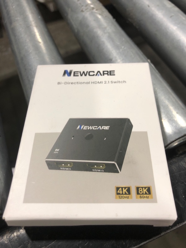 Photo 1 of NEWCARE 8K HDMI Switch 4K@120Hz, Aluminum HDMI 2.1 Switch 2 in 1 Out, HDMI Splitter Supports 8K@60Hz HDR10+ 48 Gbps 3D Dolby VRR, HDMI Switcher Compatible with TV PS5/4 Xbox Laptops PC Projector
