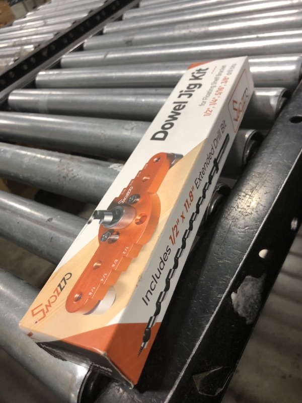 Photo 1 of Dowel Jig Kit (& 1/2",1/4", 5/16", 3/8" Drill Bit), Self-centering Scriber,Drill Guide,Centering Hole Drill(Does not include 1/2" rails)