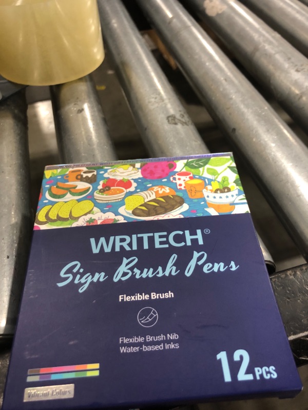 Photo 1 of WRITECH SIGN BRUSH PENS 12PCS 