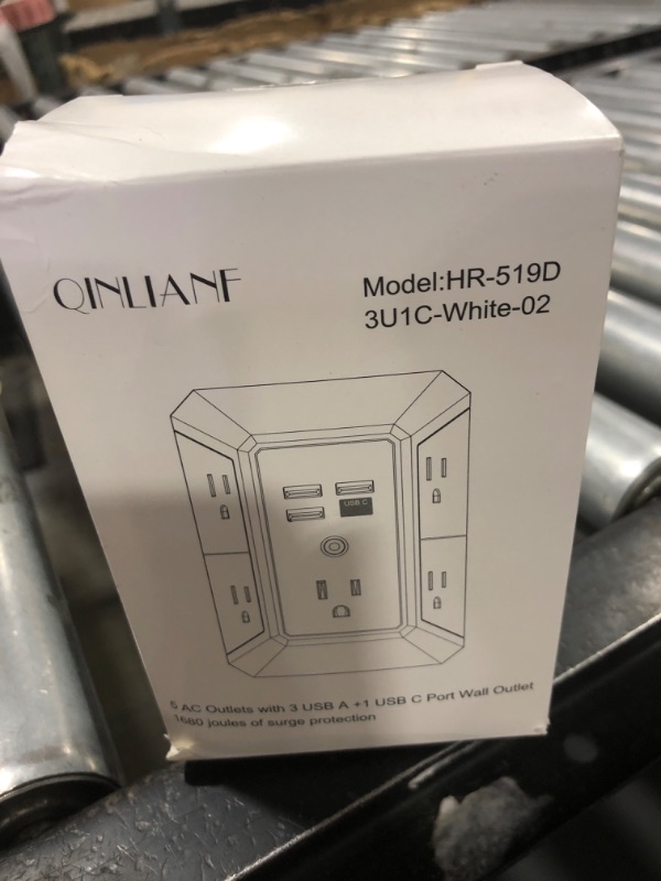 Photo 1 of 5 AC OUTLETS WITH 3 USB A + 1 USB C PORT WALL OUTLET
