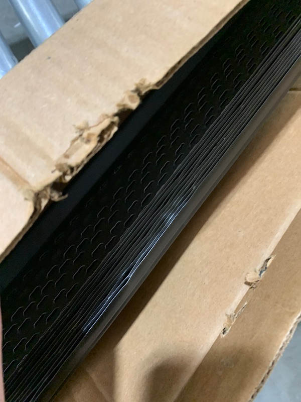 Photo 1 of E-Z Gutter Guard EZS610 Shield Gutter Guard, Louvered, Black