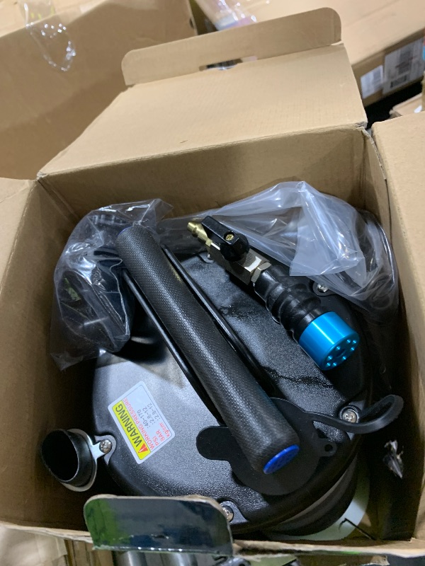Photo 1 of FOUR UNCLES 6.5L Oil Extractor - Pneumatic/Manual Vacumm Fluid Extractor with Pump Tank Remover & 4 Tubes for Oil Change and a Brake Bleeding Hose for Brake Fluid Change