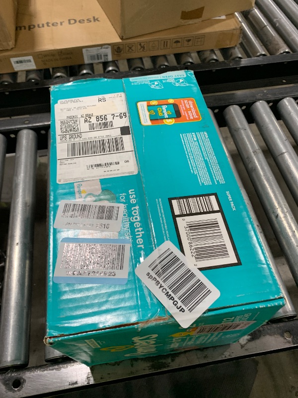 Photo 1 of Pampers Diapers - Baby Dry - Size 2, 112 Count, Absorbent Disposable Infant Diaper (Packaging May Vary)