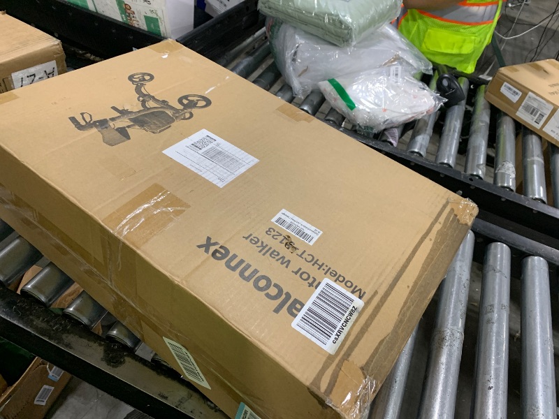 Photo 1 of Healconnex Rollator Walkers for Seniors-Folding Rollator Walker with Seat and Four 8-inch Wheels-Medical Rolling Walker with Comfort Handles and Thick Backrest-Lightweight Aluminium Frame, Champagne