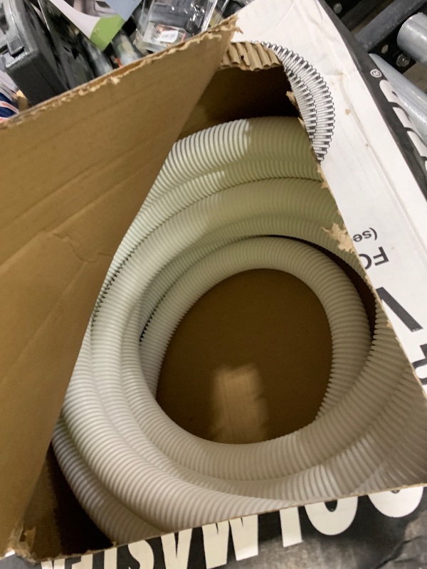 Photo 1 of Poolmaster 32227 Above-Ground Swimming Pool Vacuum Hose, 1-1/4-Inch x 27-Feet, Neutral