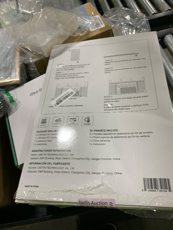 Photo 1 of BEWAVE Window Air Conditioner Insulation Foam Panels, AC Side Surround Panels Kit with Top Seal Strip for AC Unit Indoor 2 Pack