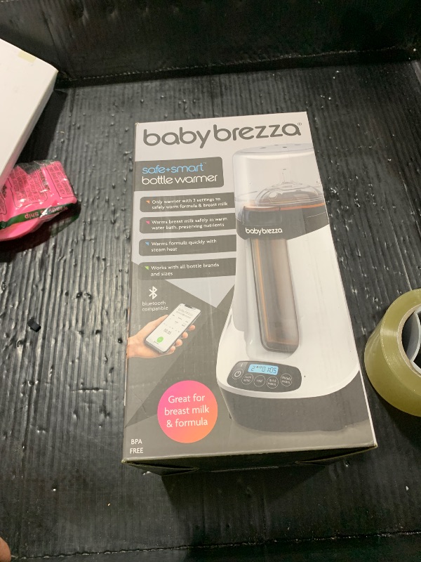 Photo 1 of Baby Brezza Smart Baby Bottle Warmer, Breastmilk Warmer + Defroster – Free App - Only Brand with Different Temperatures for Breastmilk + Formula - Universal Fit for All Bottles + Milk Bags