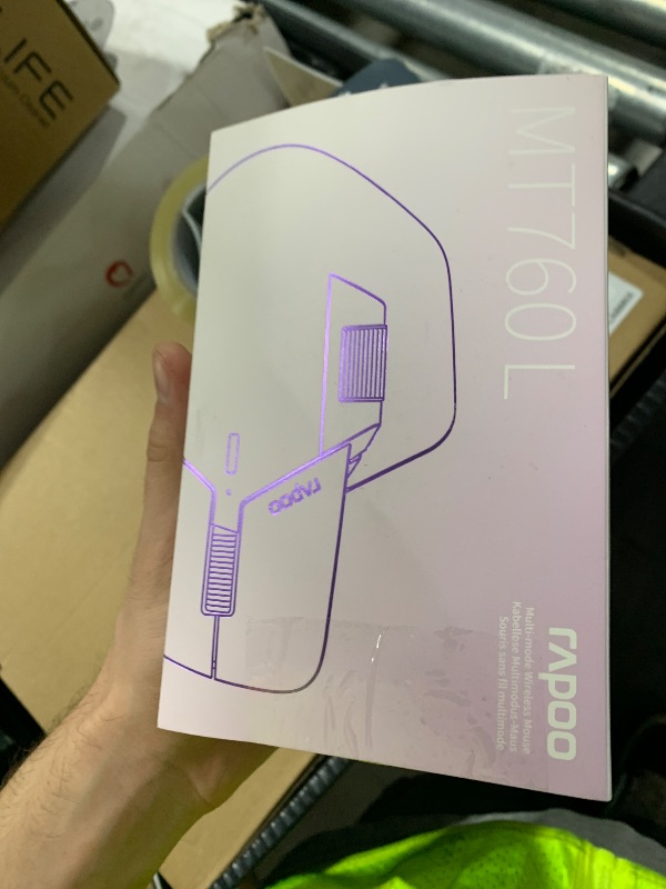 Photo 1 of Rapoo MT760 Multi-Device Wireless Mouse, Bluetooth 5.0 and 2.4G Multi-Mode Connection, Up to 4 Devices, 11 Programmable Buttons, 4K DPI, 90 Days Battery Life, PC, Matte Black