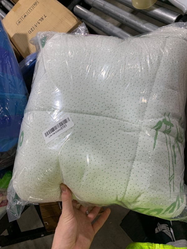 Photo 1 of Ultra Soft Twin Size Mattress Topper - Viscose Made from Bamboo Pillow Top Mattress Pad for Back Pain Relief - Naturally Cooling for Hot Sleepers, Green